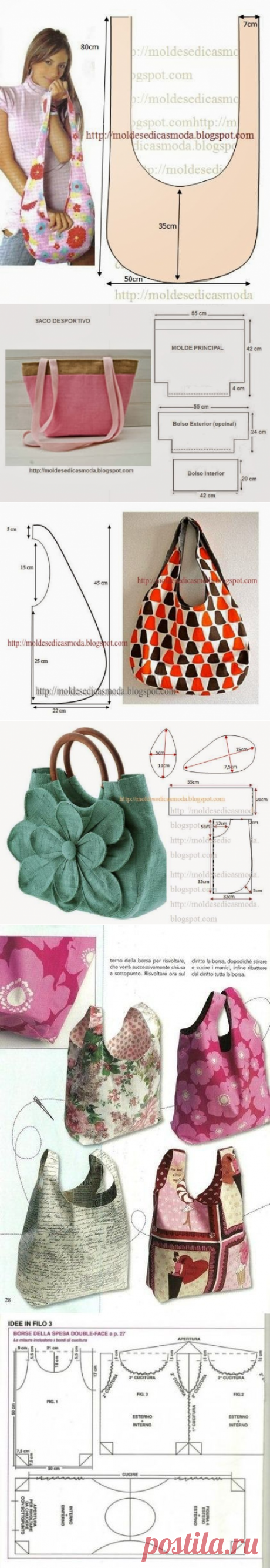Моделирование сумок из ткани — Сделай сам, идеи для творчества - DIY Ideas