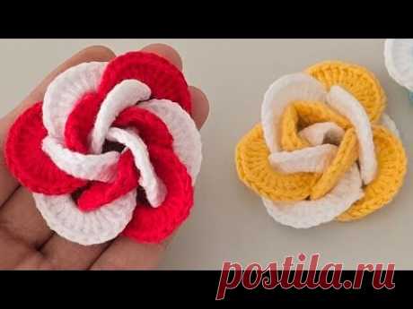 🌹Руководство для начинающих по вязанию крючком прекрасных роз