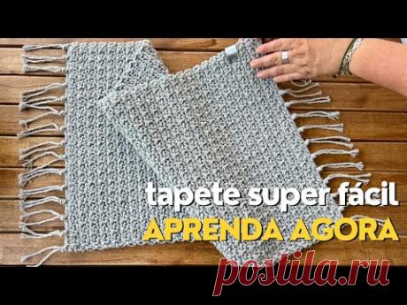 TAPETE DE CROCHÊ | TAPETE ZEN | Aprenda de forma simples e descomplicada vc vai amar!!