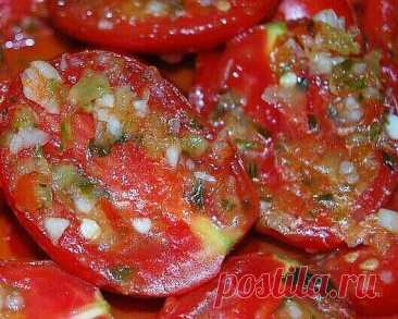 Помидоры по корейски, быстро, вкусно
