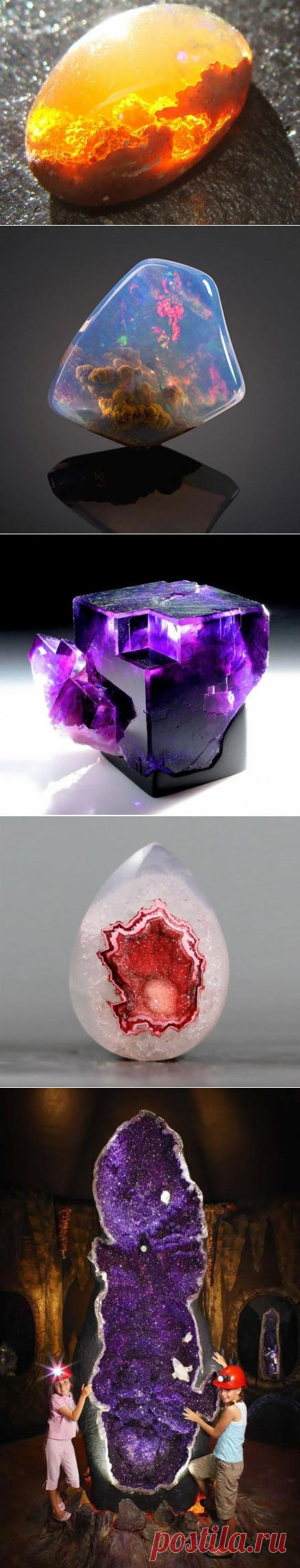 Дивной красоты минералы, найденные в разных концах света