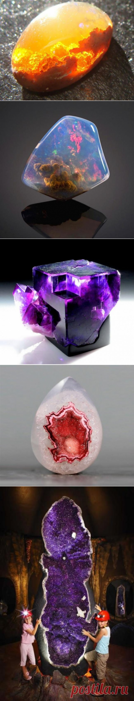 Дивной красоты минералы, найденные в разных концах света