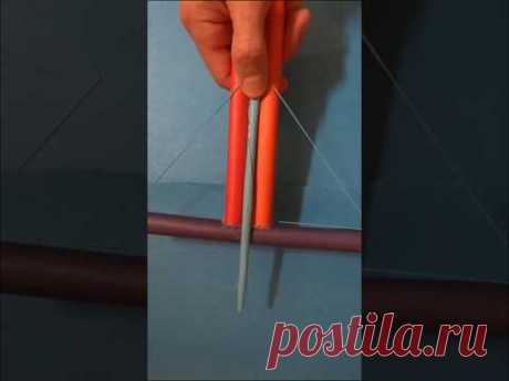 How to Make a Paper Crossbow - Most interesting crafts