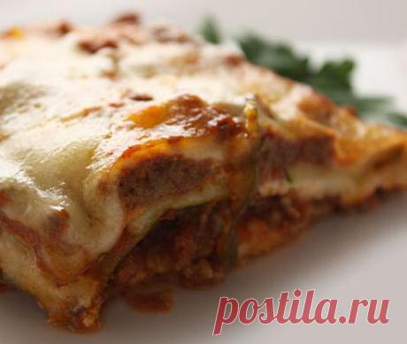 Лазанья с цуккини