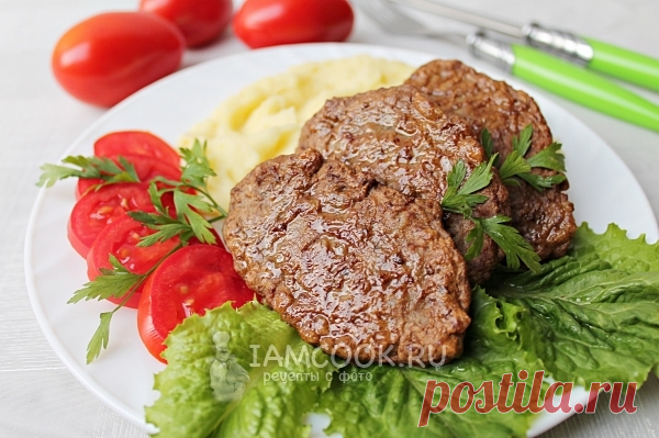 Печеночные котлеты с рисом