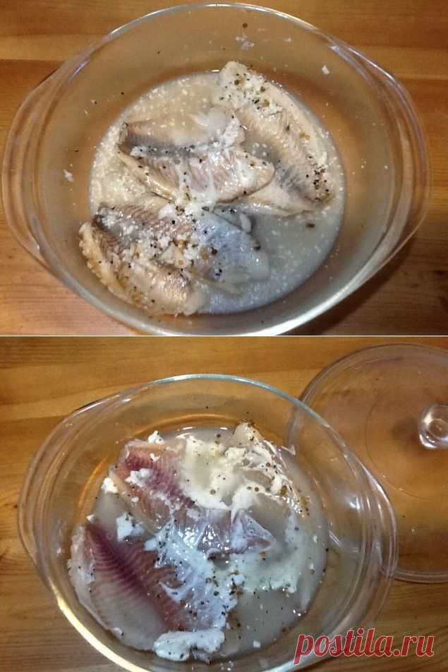 Тушенная рыбка на скорую руку