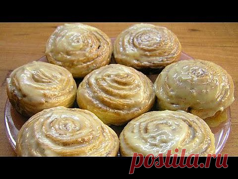 Видео рецепт: Булочки с корицей