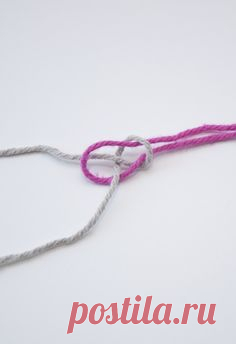 How to tie a weaver's knot to join threads
