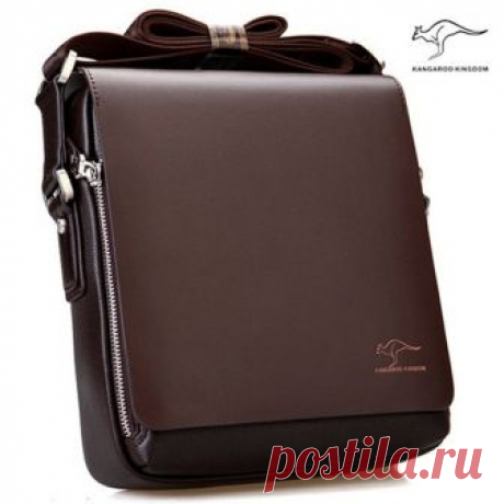 Новая Коллекция бренда кенгуру мужская сумка Винтаж кожа Сумка красивый crossbody сумка бесплатная доставка купить на AliExpress
