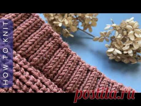 Идеально❤️ закрываем резинку 2 на 2 иглой при круговом вязании❤️How to cast off knitting in rib 2x2
