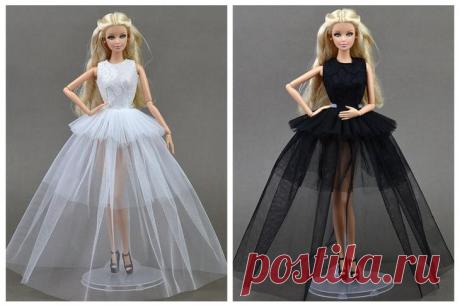 Одежда для куклы Барби и Монстер Хай крючком и спицами: схемы с описанием Красиво сшитое или связанное платье для куклы своими руками — настоящее искусство. Эта работа требует внимательности, аккуратности и терпения из-за большого наличия мелких деталей. Платья для кукол ру...