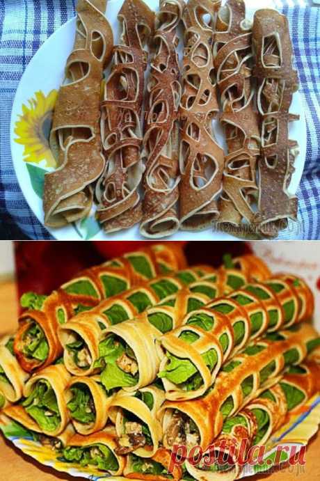 Кружевные блинчики - для закусок!