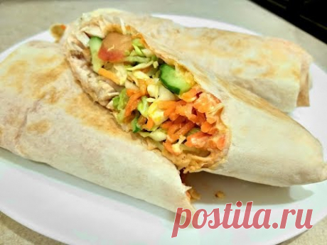 Сочная и Вкусная Шаурма с Курицей/Любимый Рецепт Домашней Шаурмы - YouTube