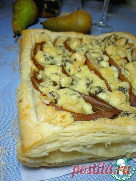 Пирог с грушами и сыром - кулинарный рецепт