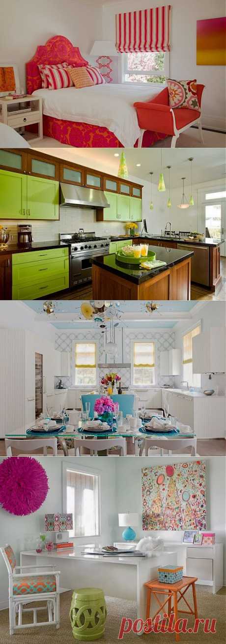 Яркие акценты в интерьере ~ Sweet home