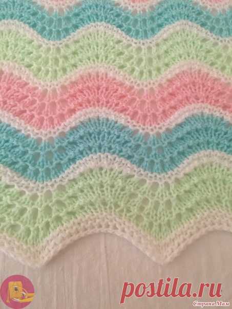 Красивый плед простым узором — Сделай сам, идеи для творчества - DIY Ideas