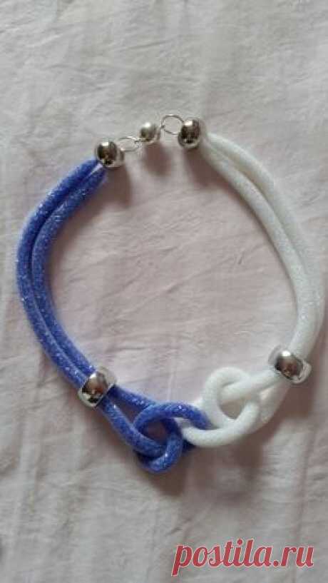 Collana tubolare # perline