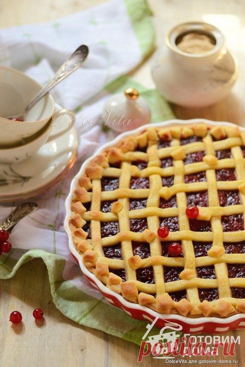 Кростата (песочный пирог) с рикоттой и ягодами - пошаговый рецепт с фото на Готовим дома