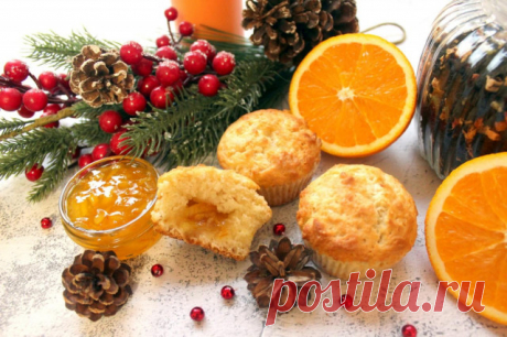 Маффины в бумажных формочках с джемом рецепт с фото пошагово - 1000.menu