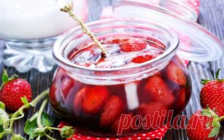 Клубника на зиму, с сохранением вкуса и формы
