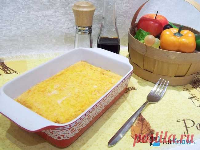 Рецепт: Тыквенная запеканка с творогом