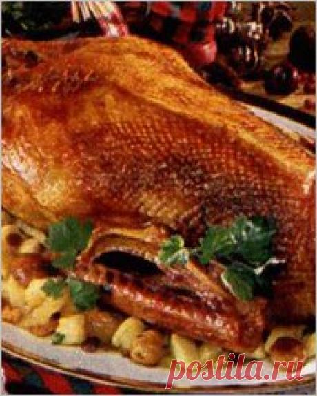 Немецкий Рождественский рецепт: Фаршированный гусь с подливкой / Изучение немецкого языка