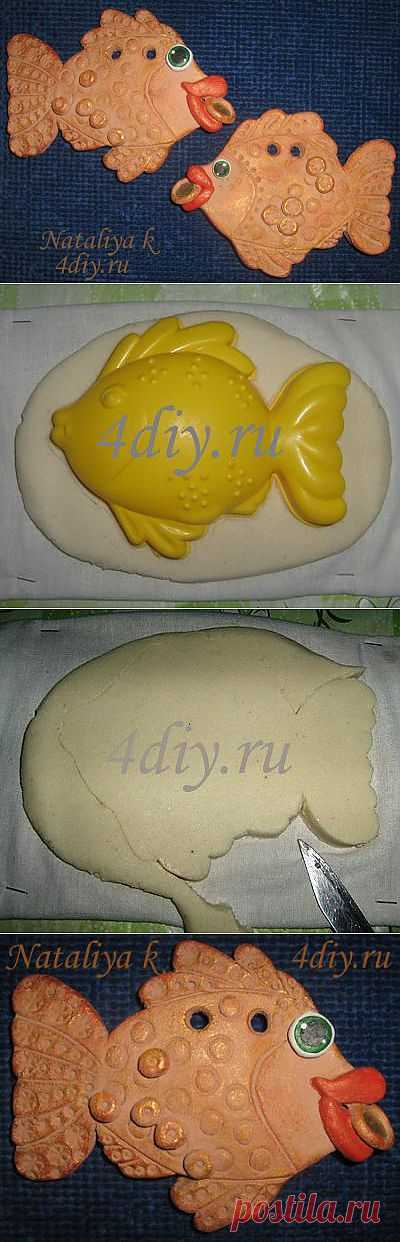 Рыбки из солёного теста мастер-класс