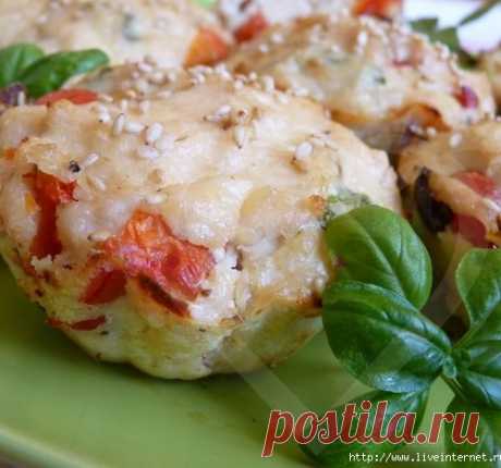 Мясные кексики с начинкой - альтернатива домашним котлетам