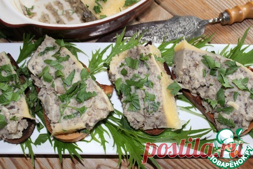Грибной паштет – кулинарный рецепт