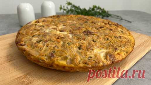 Простые идеи для обеда: рецепт запеканки из капусты на сковороде - получается вкусно и сытно, готовится быстро | Сейчас Приготовим! | Дзен