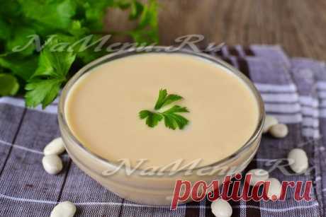 Соус из белой фасоли, почти как майонез, рецепт в домашних условиях