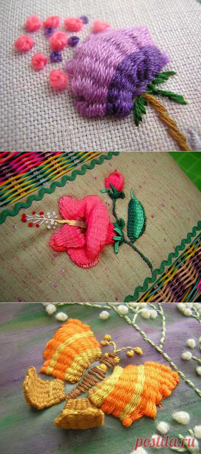 Вышивка… на расческе — Рукоделие