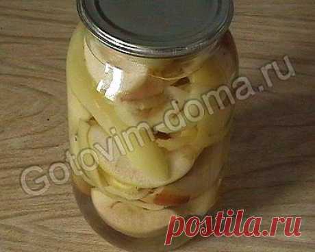 Рецепт: Перец маринованный с яблоками