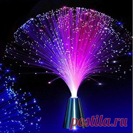 2018 YWXLight Beautiful Romantic Color Changing LED Fiber Optic Night Light Lamp In multicolor | DressLily.com