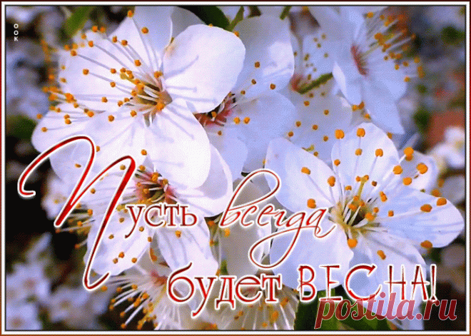 Чудесная открытка с весной