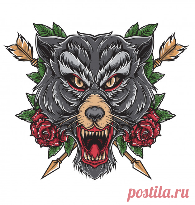 вектор татуировки волка Более миллиона свободных векторов, PSD, фотографии и бесплатные иконки. Эксклюзивные халявы и все графические ресурсы, которые необходимые для ваших проектов