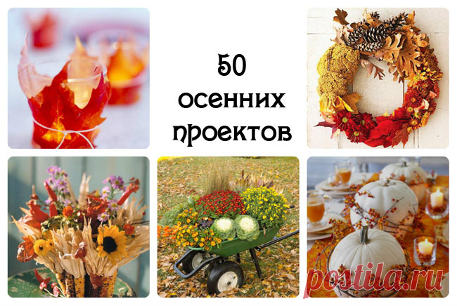 50 осенних проектов | Море идей