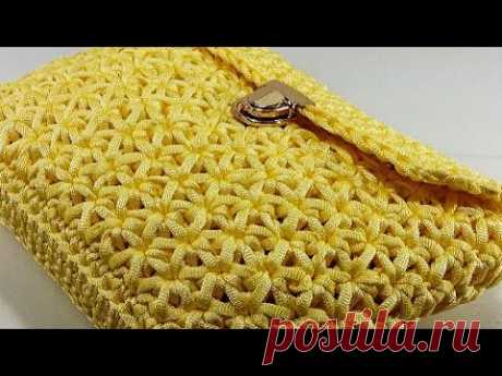 Örmesi Kullanması Ayrı Bir Zevk Yıldız modeli Clutch Çanta Yapılışı