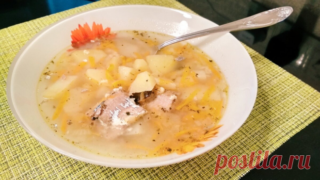 Суп с сайрой: быстро, дёшево и вкусно (используем консервы) | Ксюша-Печенюша | Яндекс Дзен