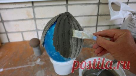 Старый шарф и воздушный шарик превратились в шикарную вещь для сада: такая фигурка в садовом центре стоит 4000 рублей | Шебби-Шик | Пульс Mail.ru