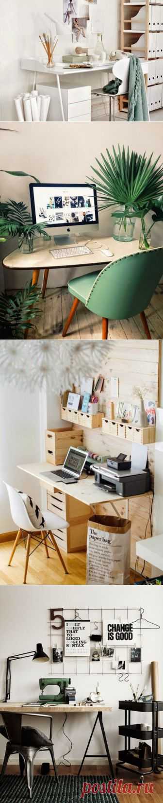 (+1) тема - Идеальный домашний офис: 30 идей по обустройству рабочего места