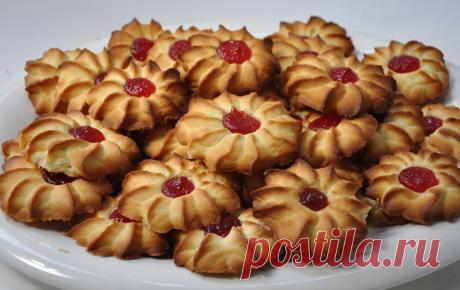 Вкусное, рассыпчатое и нежное печенье «Курабье» Готовится просто и быстро!