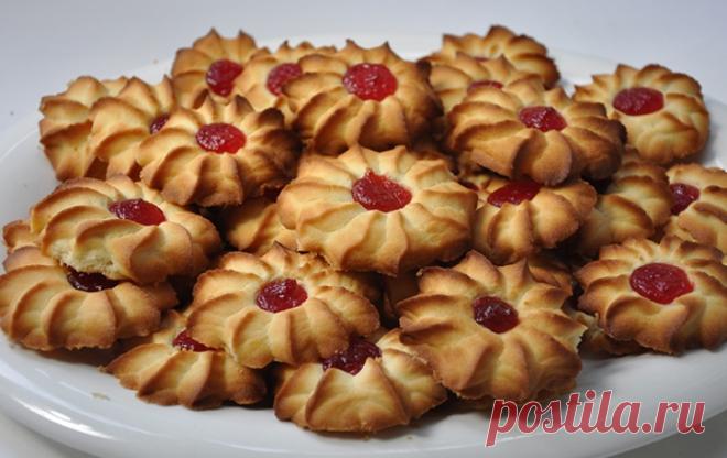 Вкусное, рассыпчатое и нежное печенье «Курабье» Готовится просто и быстро!