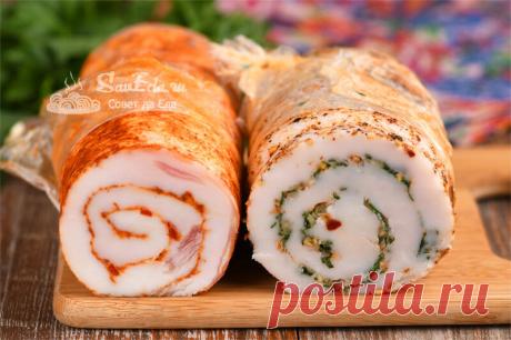 Две прекрасные закуски из соленого сала | Совет да Еда | Яндекс Дзен