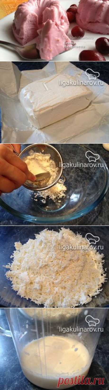 Бланманже творожное с ягодами, рецепт пошаговый от Лиги Кулинаров. Рецепт бланманже творожного с ягодами, рецепты Лиги Кулинаров.