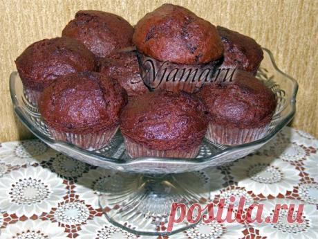 Шоколадно-банановые маффины | Готовим вместе с Нямой