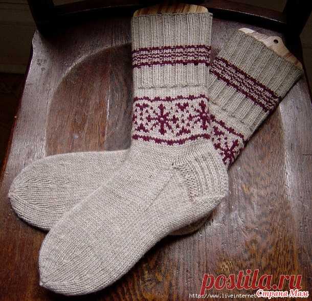 Мужские вязаные носки "Hiking" для туристических походов. Eesti Trail Hiking Socks by Nancy Bush. - Вязание спицами - Страна Мам