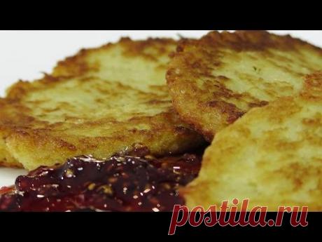 Картофельные блины с овсяными хлопьями