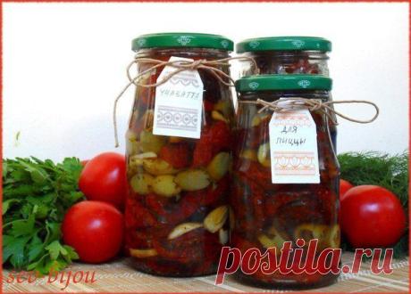 Вяленые помидоры - вкусная и ароматная заготовка на зиму