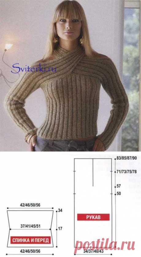 Модное вязание женских пуловеров